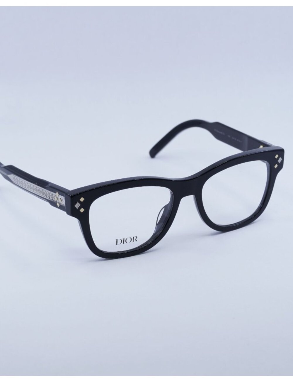 Dior CD DIAMONDO S1I 1000 Men Eyeglasses Black 54mm Square Frame